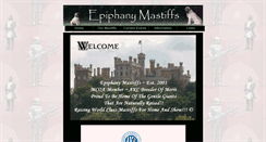 Desktop Screenshot of epiphanymastiffs.com